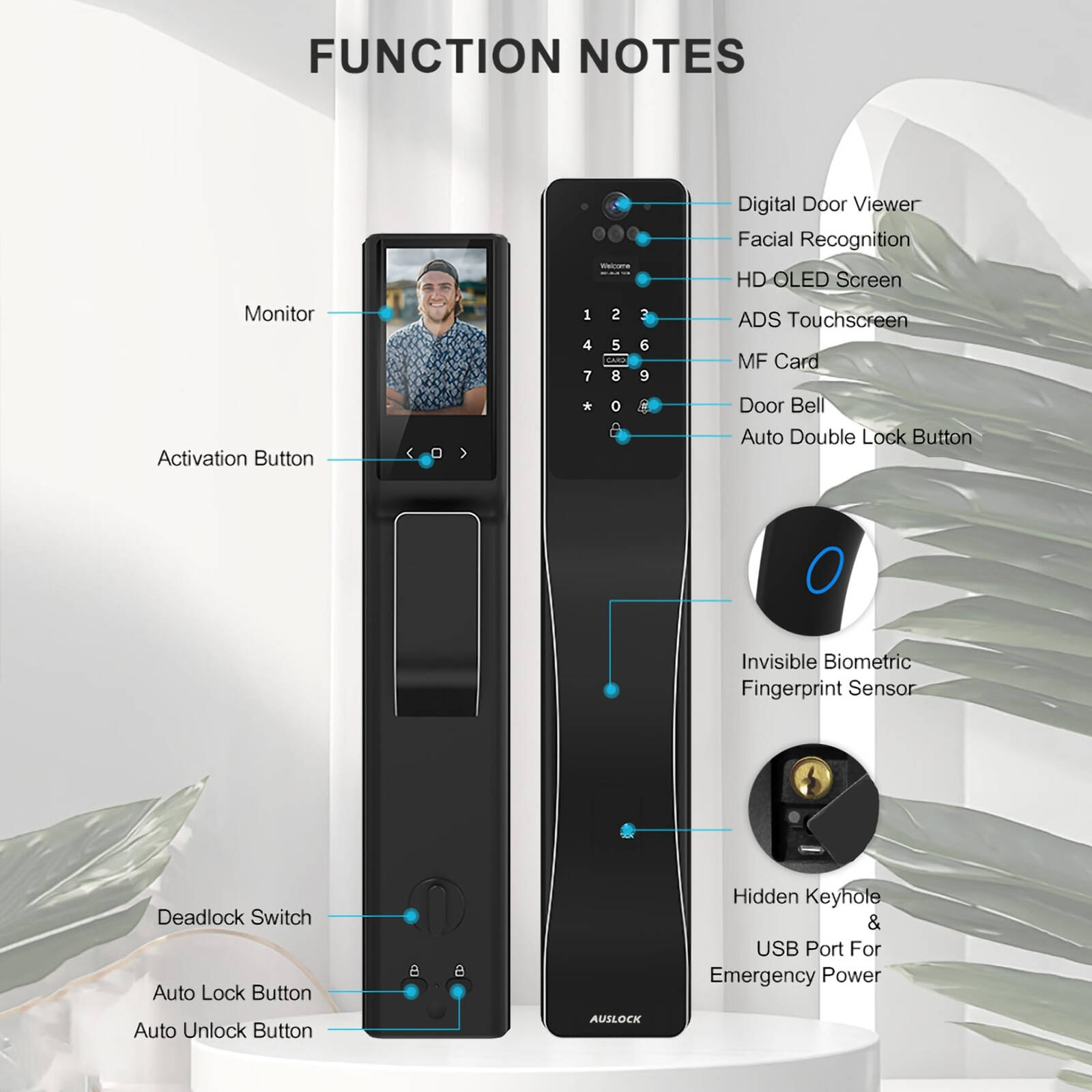 Smart Push-Pull Lock in premium Space Alloy Edition