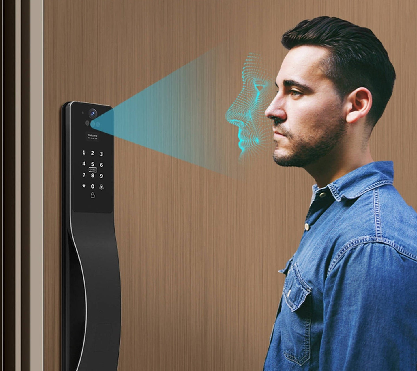 Smart Push-Pull Lock - Space Alloy Edition
